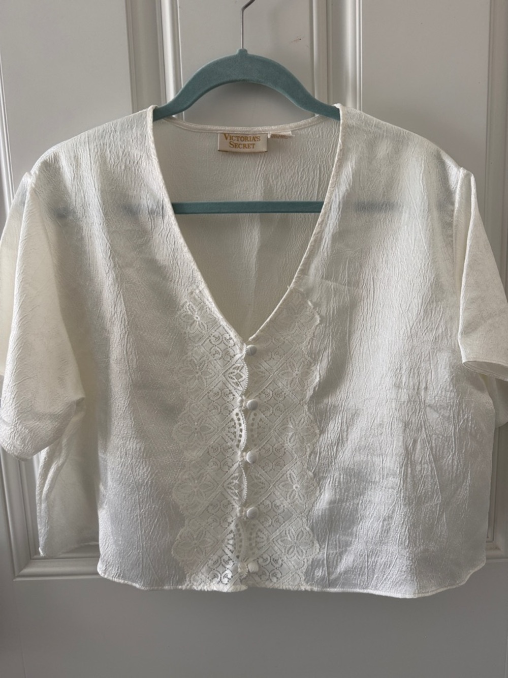 Victoria's Secret VNTG Gold tag crop top